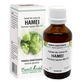 HAMEI - Extract din conuri de Hamei - Humulus Lupulus mg=d1